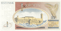 1 Estonian kroon (Reverse)