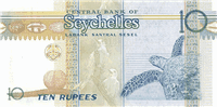 10 Seychelles rupee (Reverse)