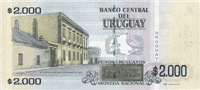 2000 Uruguayan pesos (Reverse)